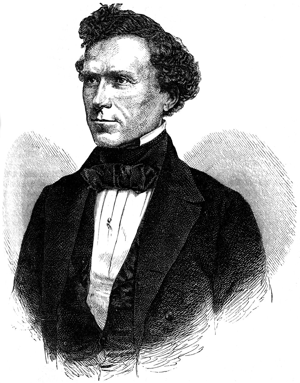Franklin Pierce, 14. præsident for USA, c1880 af Unbekannt