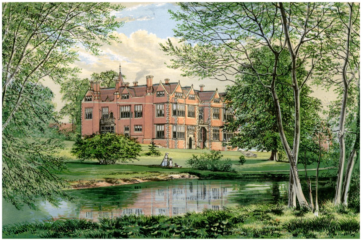 Franks Hall, Kent, hjemsted for Power-familien, c1880 af Unbekannt