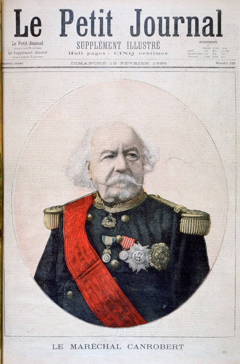 François Certain Canrobert, marskal af Frankrig, 1895 af Unbekannt