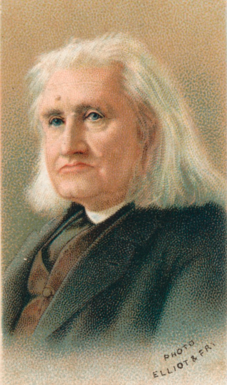 Franz Liszt 1811-1886, ungarsk pianist og komponist, 1911 af Unbekannt