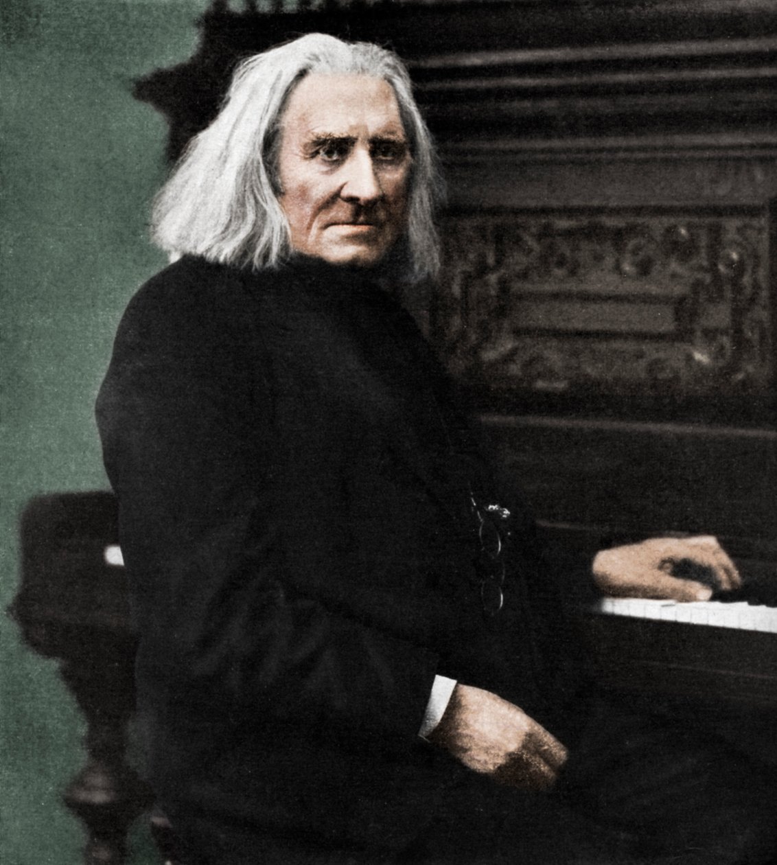 Franz Liszt, ungarsk pianist og komponist, 1886 1951. af Unbekannt