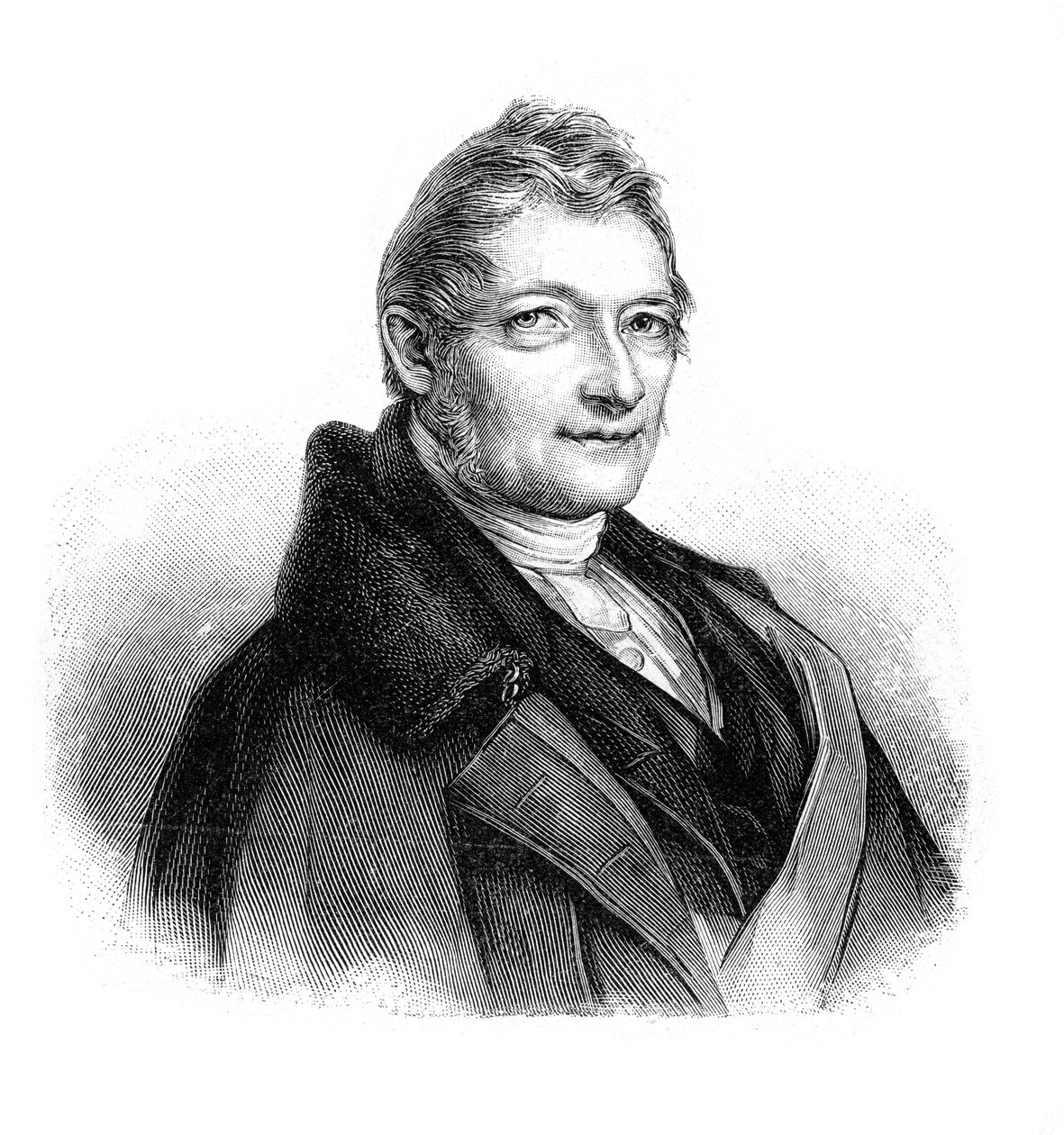 Franz Xaver Gabelsberger, tysk opfinder af Gabelsberger stenografi, 1900 af Unbekannt