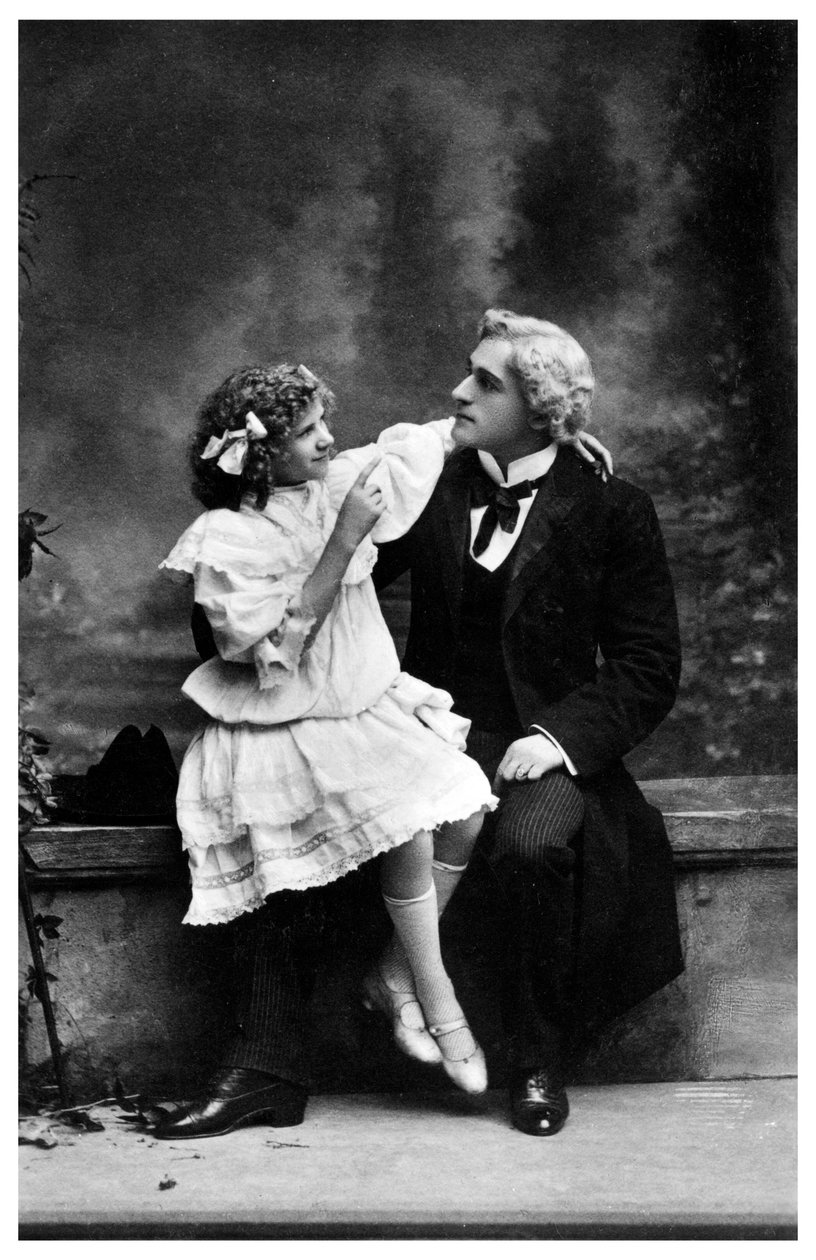 Fred D Daviss og Flossie Hale Daviss, skuespillere, c1890-1919 af Unbekannt