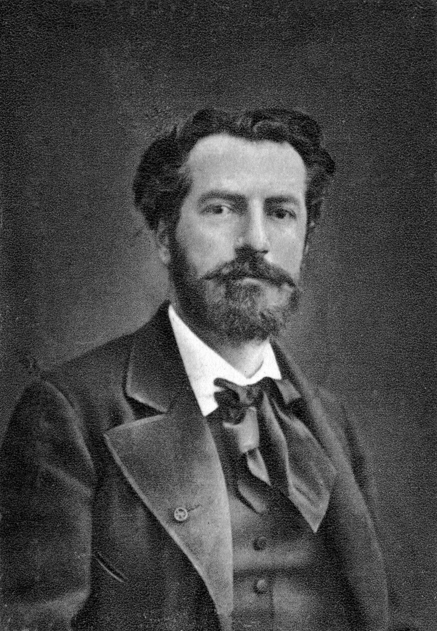 Frederic Bartholdi, fransk billedhugger, 1880 af Unbekannt