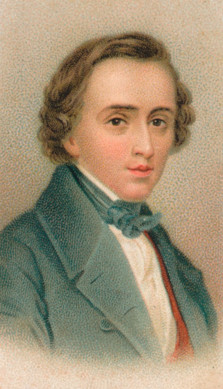 Frederic Francois Chopin 1810-1849, polsk komponist, 1911 af Unbekannt