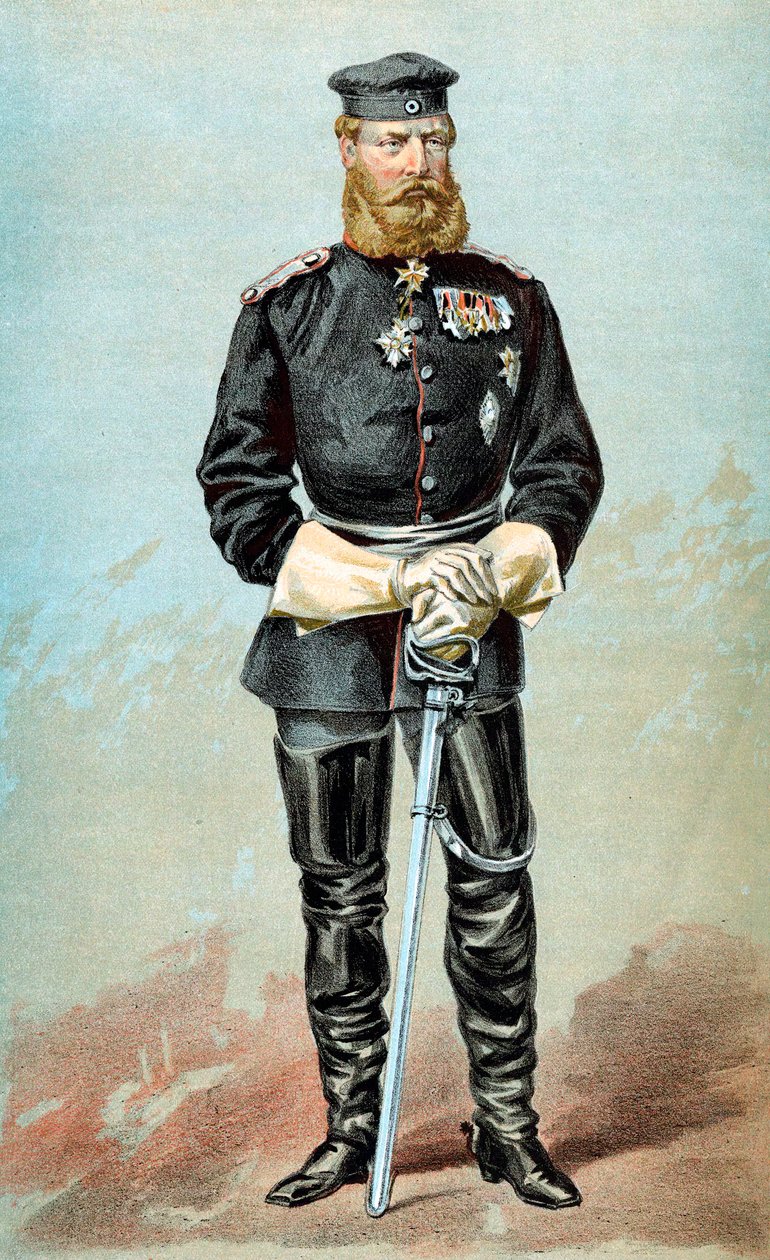 Frederik III 1831-1888, kejser af Tyskland, 1870 af Unbekannt