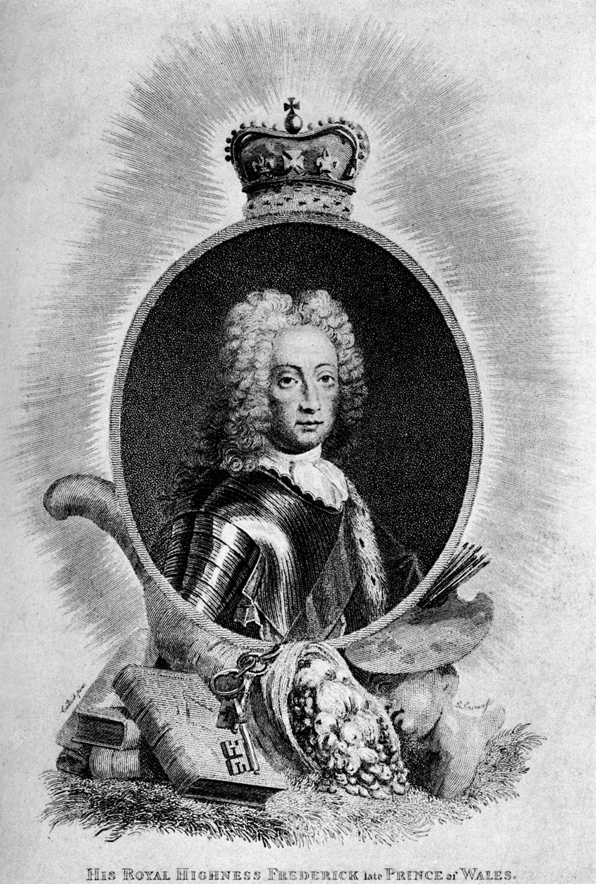 Frederick Louis 1707-1751, Prins af Wales, 1700-tallet 1912 af Unbekannt