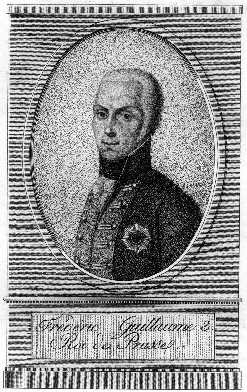 Frederik Vilhelm III, Konge af Preussen, 1800-tallet af Unbekannt