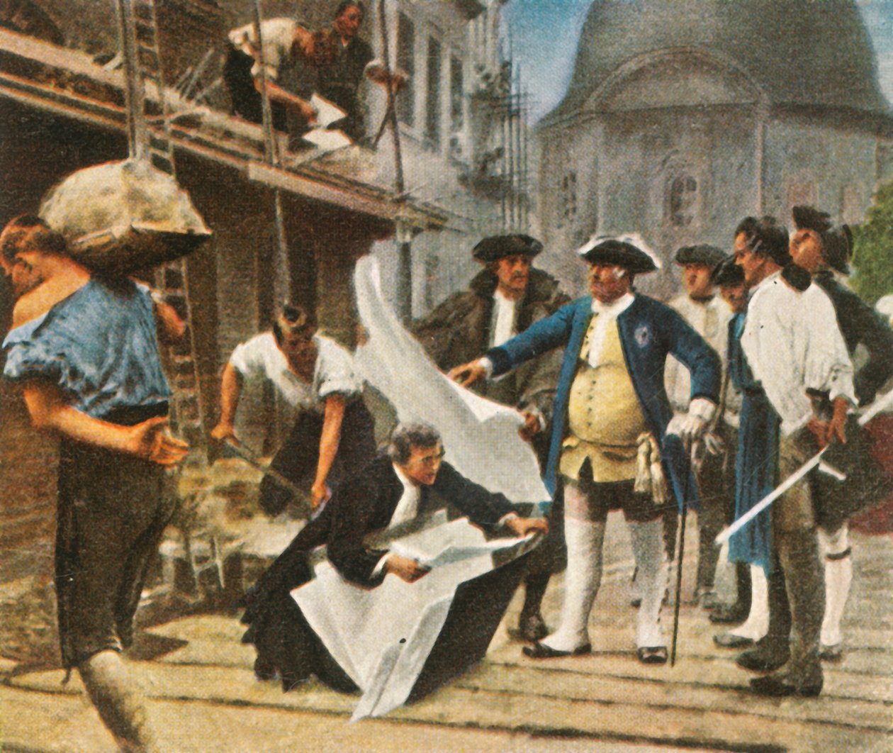 Frederick William I bygger Berlin, 1936. af Unbekannt