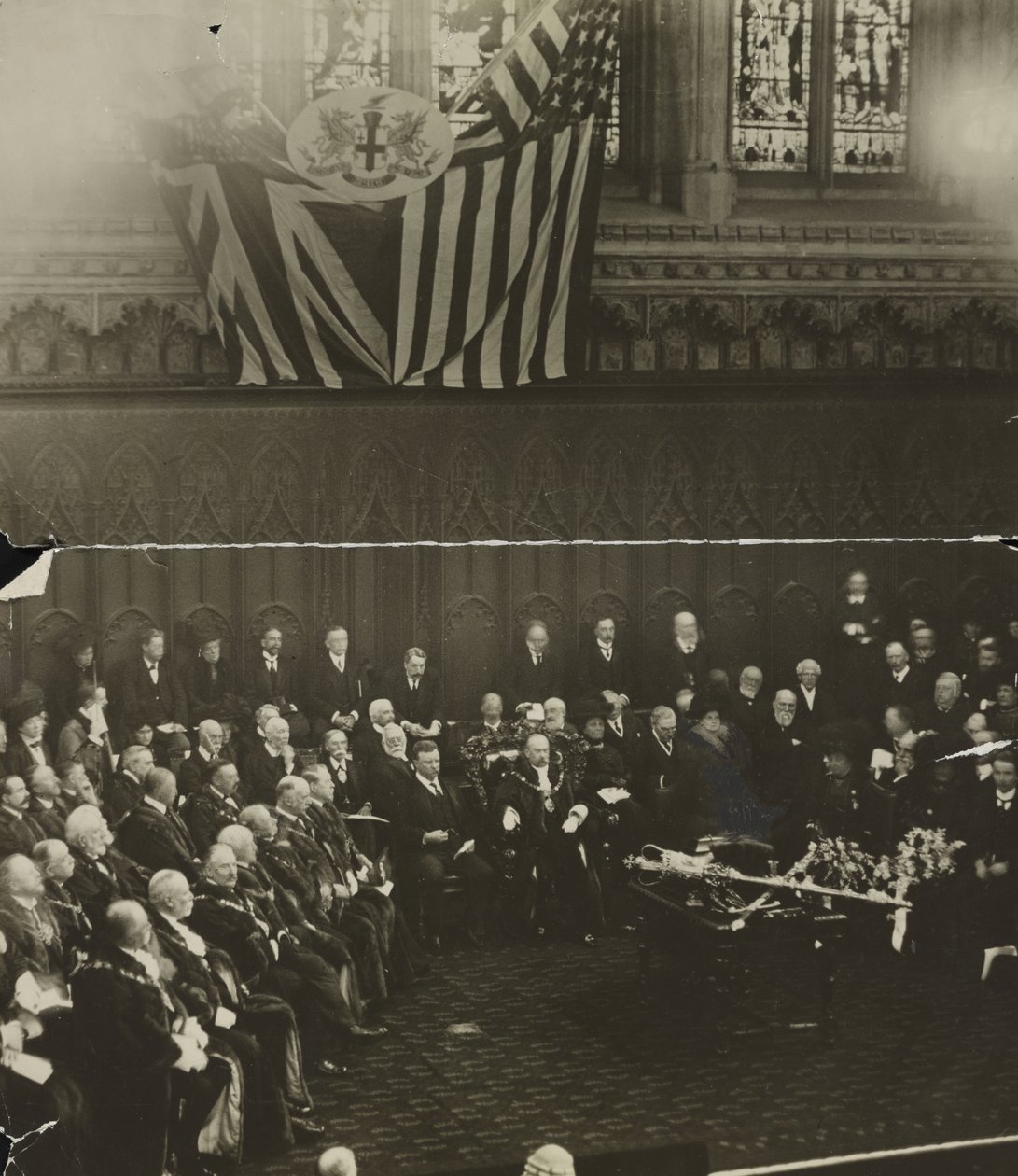 Freedom of the City of London tildelt Theodore Roosevelt i Guildhall, London af Unbekannt