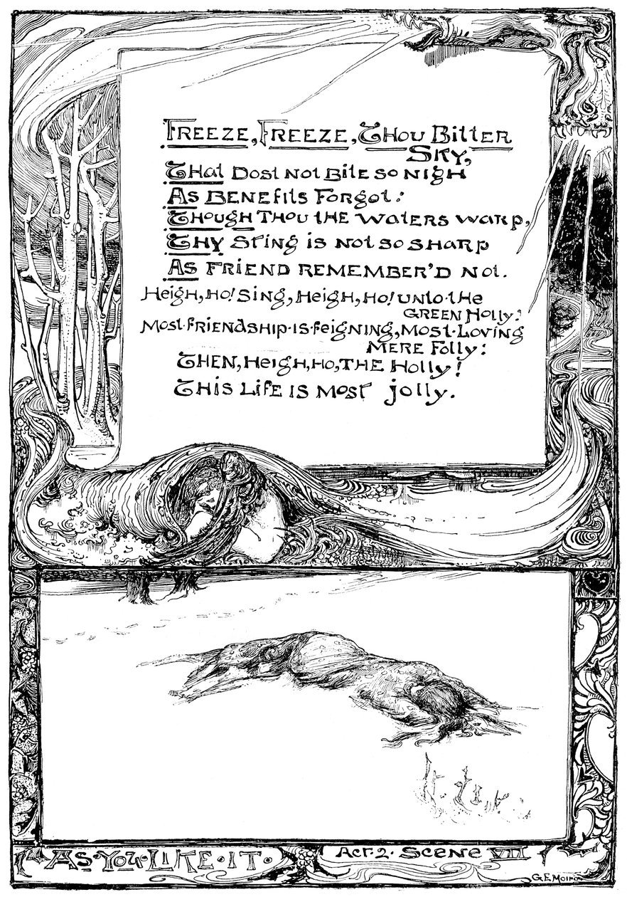 Freeze, Freeze, Thou Bitter Sky, 1895 af Unbekannt