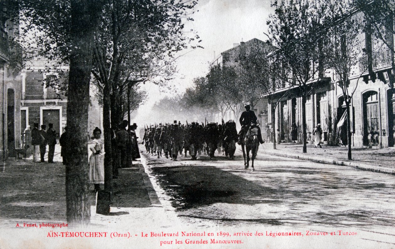 Fransk Fremmedlegion, Ain Temouchent, Algeriet, 1899 af Unbekannt