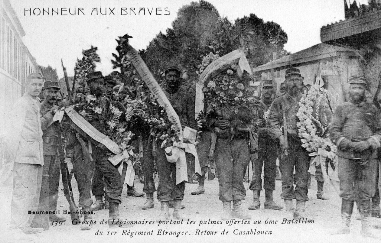 Fransk Fremmedlegion ære de modige, Algeriet, 1910 af Unbekannt