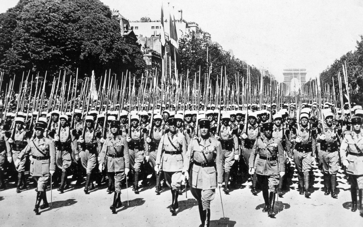 French Foreign Legion review, Paris, 14. juli 1939 af Unbekannt