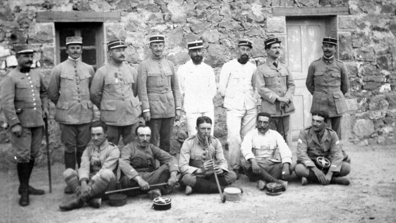 Franske fremmedlegionærer, 1917 af Unbekannt