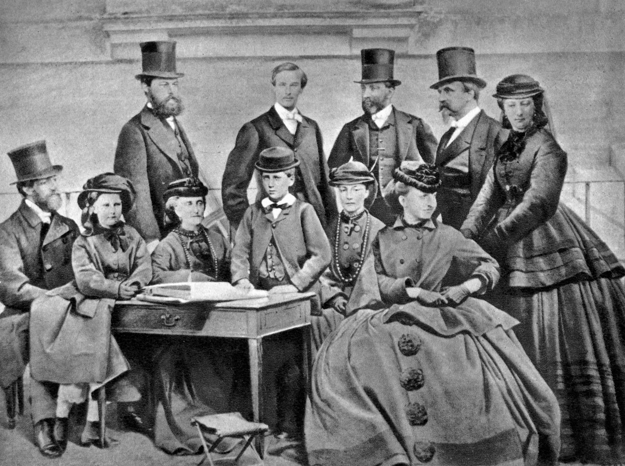 Fransk kejserfamilie, 1866 af Unbekannt