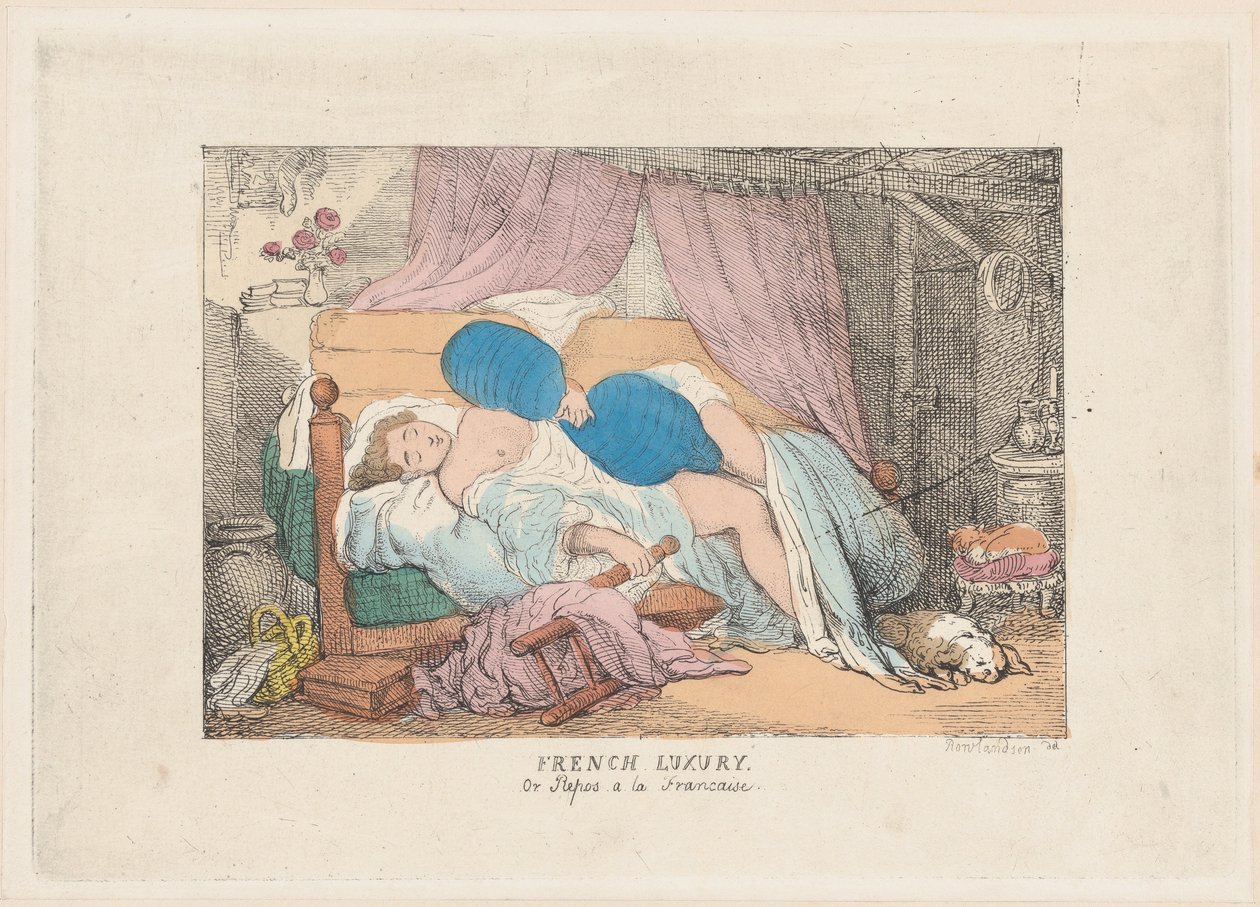 Fransk luksus, eller Repos a la Francaise, 1800-20., 1800-20. af Unbekannt