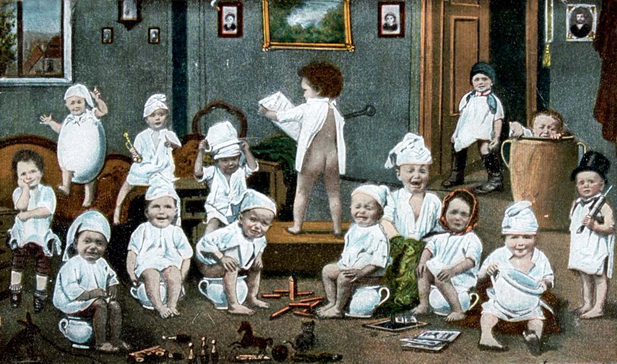Fransk postkort, c1900 af Unbekannt