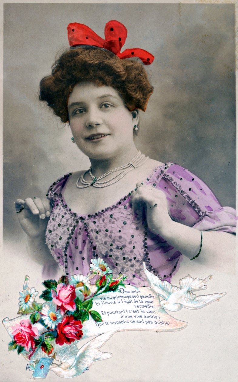 Fransk postkort, c1900 af Unbekannt