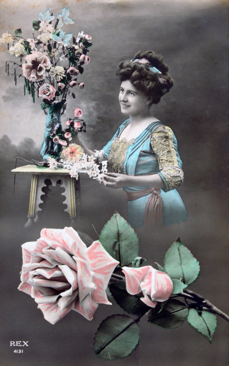 Fransk postkort, c1900 af Unbekannt