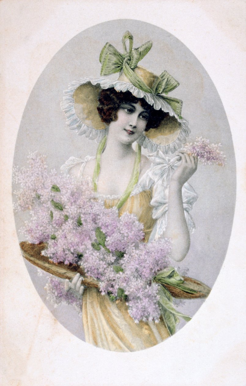 Fransk postkort, c1900 af Unbekannt