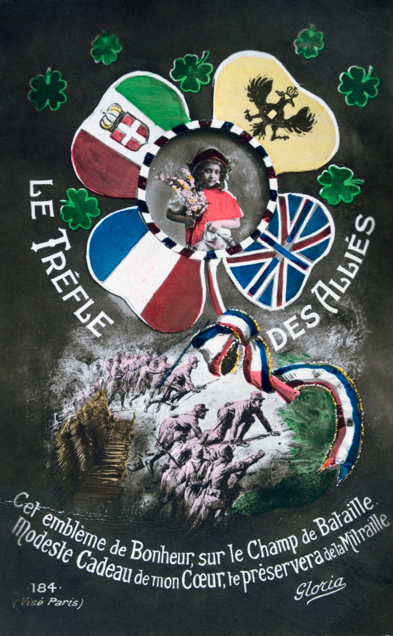 Fransk postkort fra første verdenskrig, 1914-1918 af Unbekannt