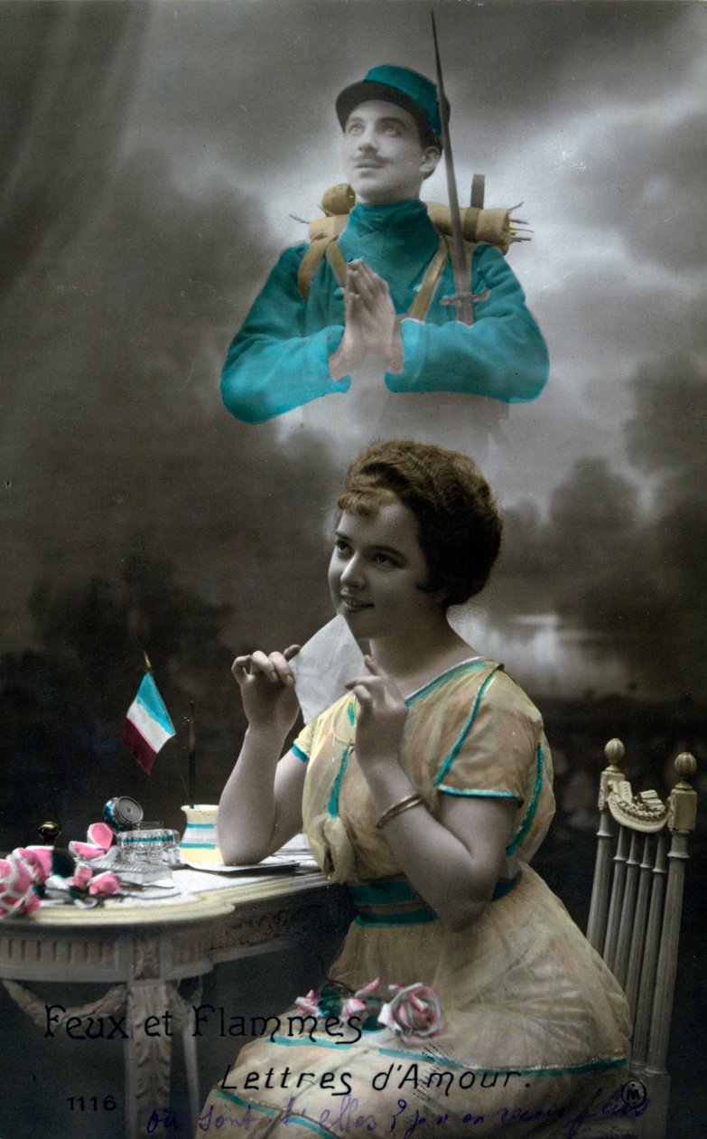 Fransk postkort fra første verdenskrig, 1914-1918 af Unbekannt