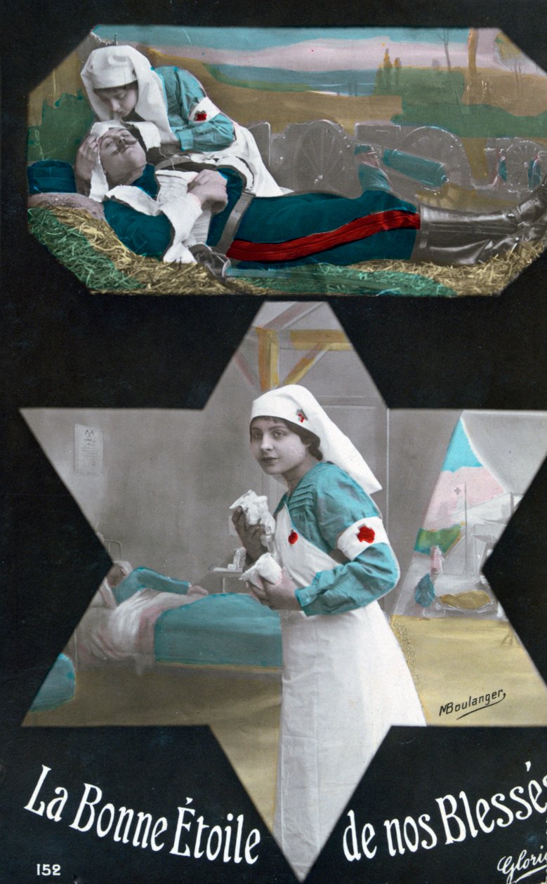 Fransk postkort fra første verdenskrig, 1914-1918 af Unbekannt