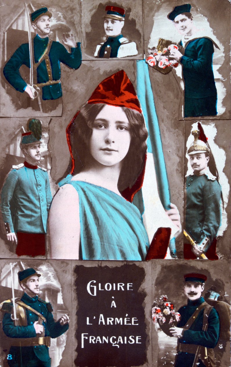 Fransk postkort fra første verdenskrig, 1914-1918 af Unbekannt