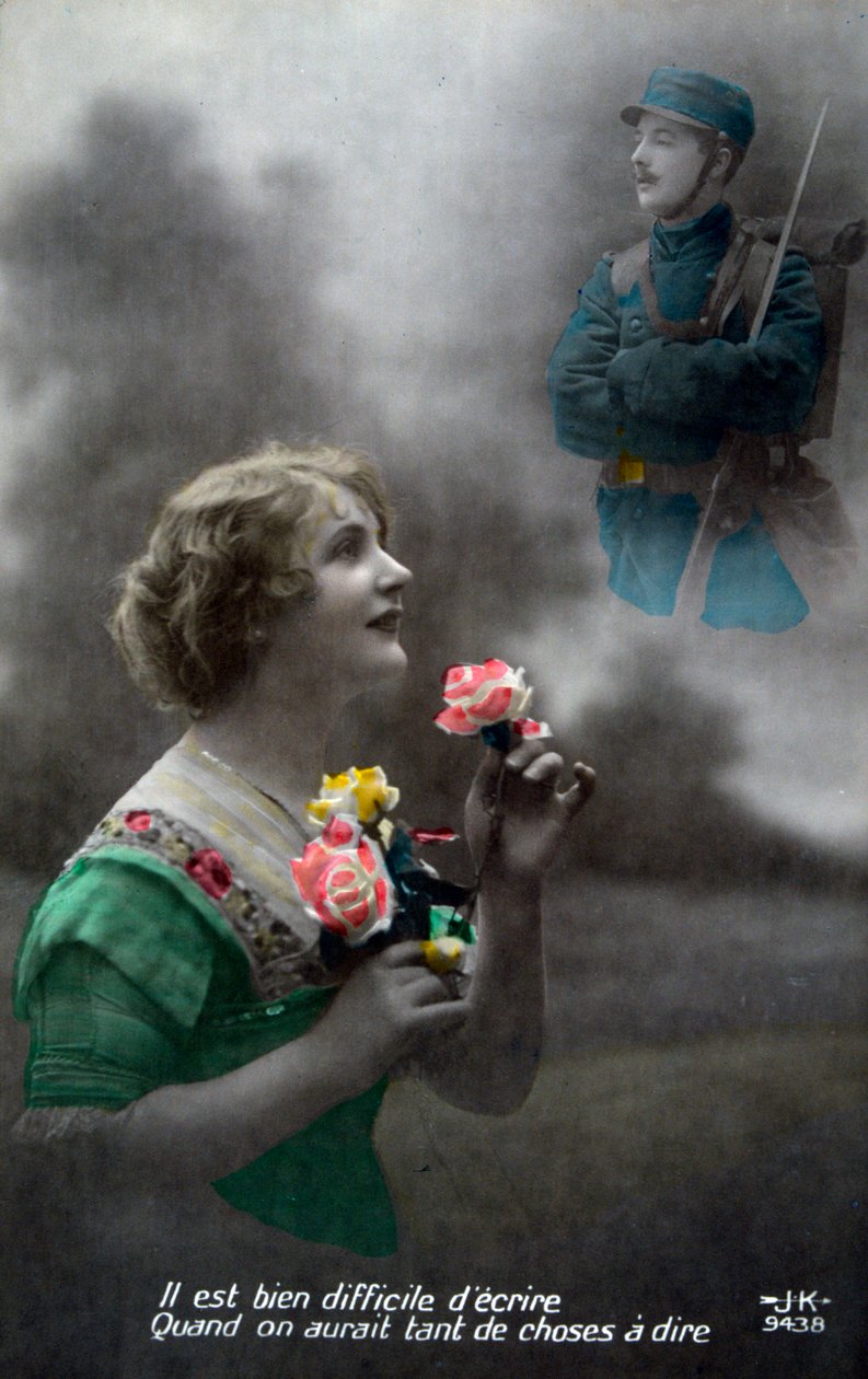 Fransk postkort fra første verdenskrig, 1914-1918 af Unbekannt