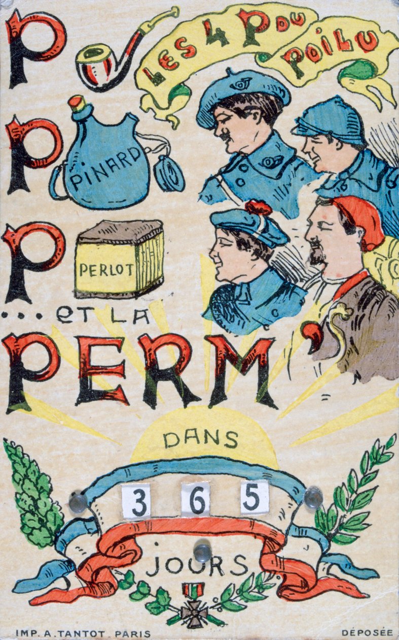 Fransk postkort fra første verdenskrig, 1914-1918 af Unbekannt
