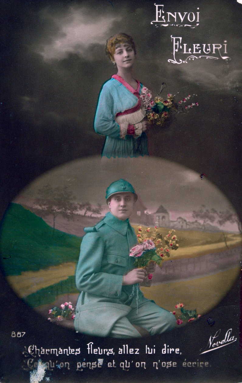 Fransk postkort fra første verdenskrig, 1914-1918 af Unbekannt