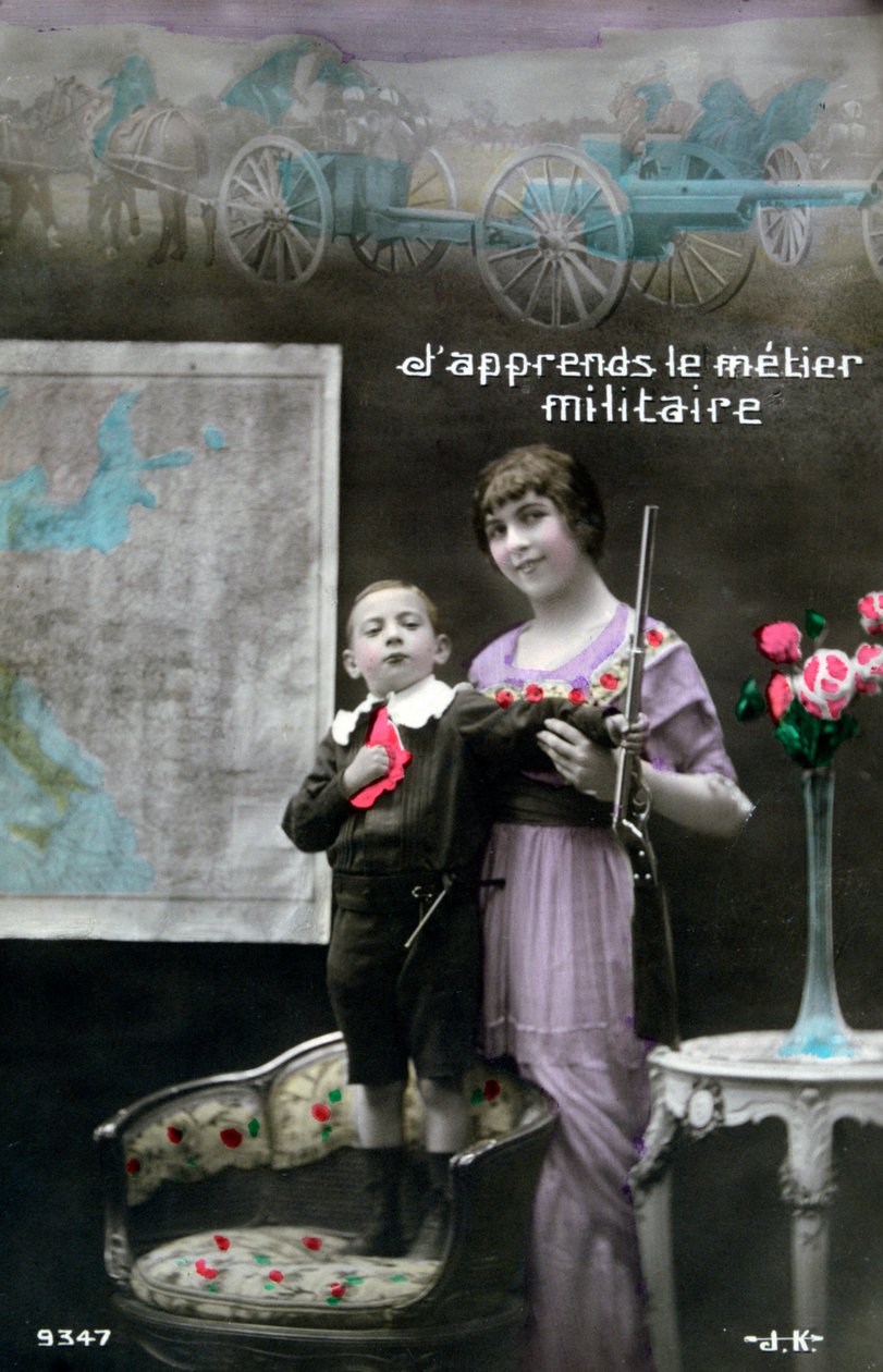 Fransk postkort fra første verdenskrig, 1914-1918 af Unbekannt