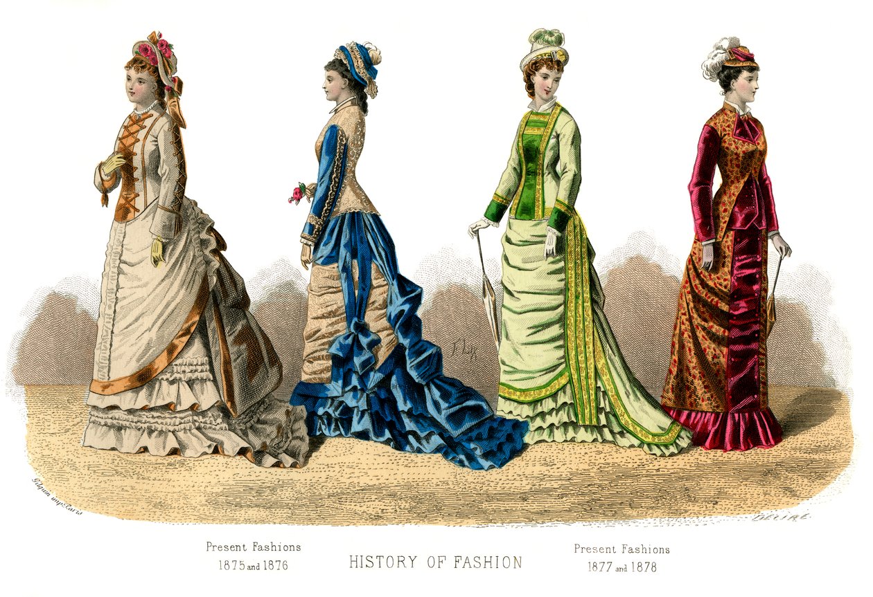 Fransk kostume: Present Fashions, 1882 af Unbekannt
