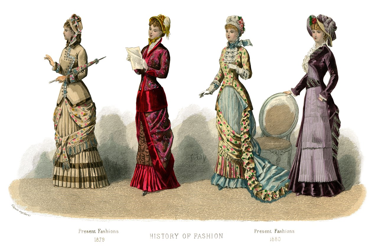 Fransk kostume: Present Fashions, 1882 af Unbekannt