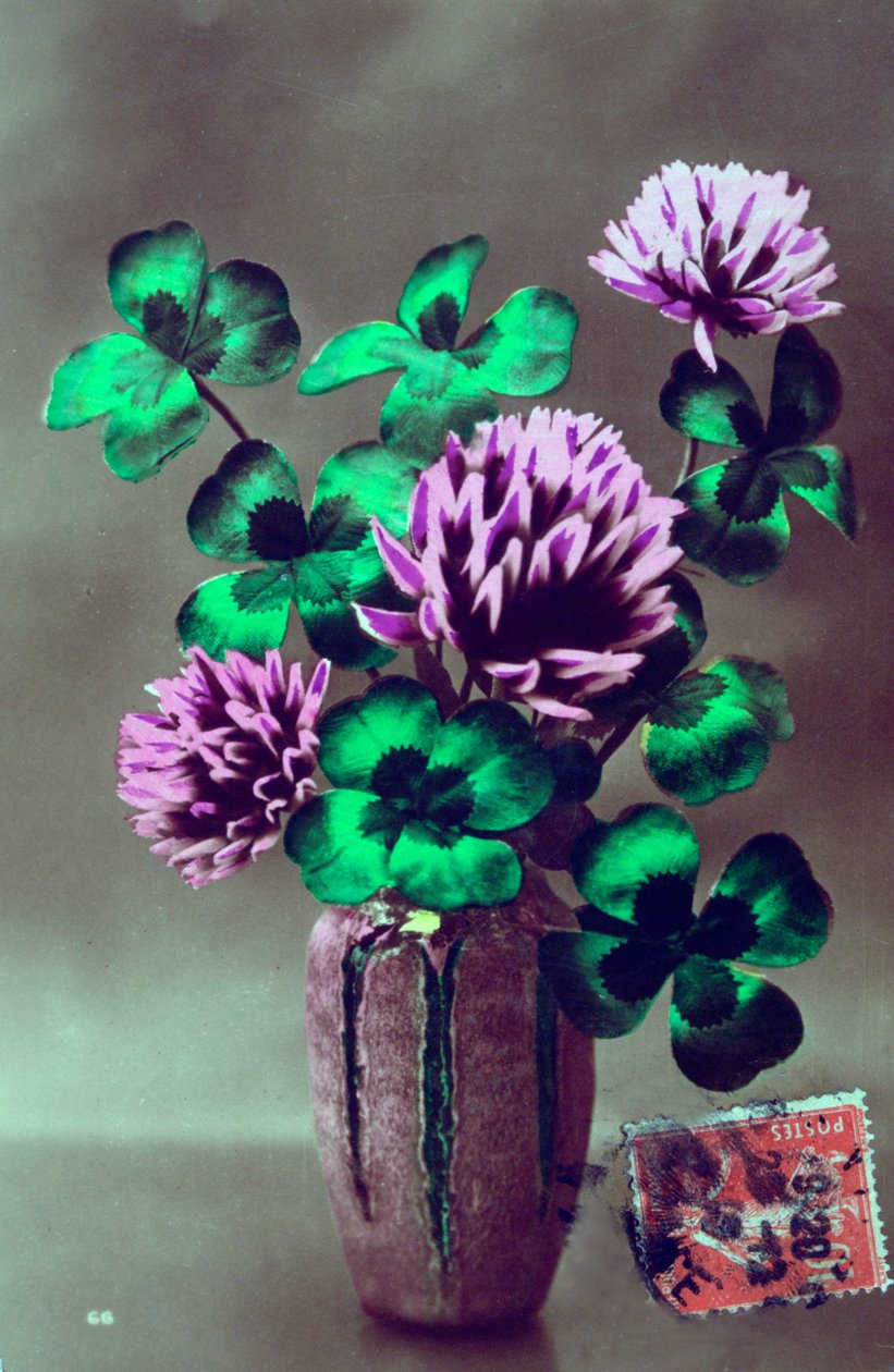 Fransk blomsterpostkort, c1900 af Unbekannt