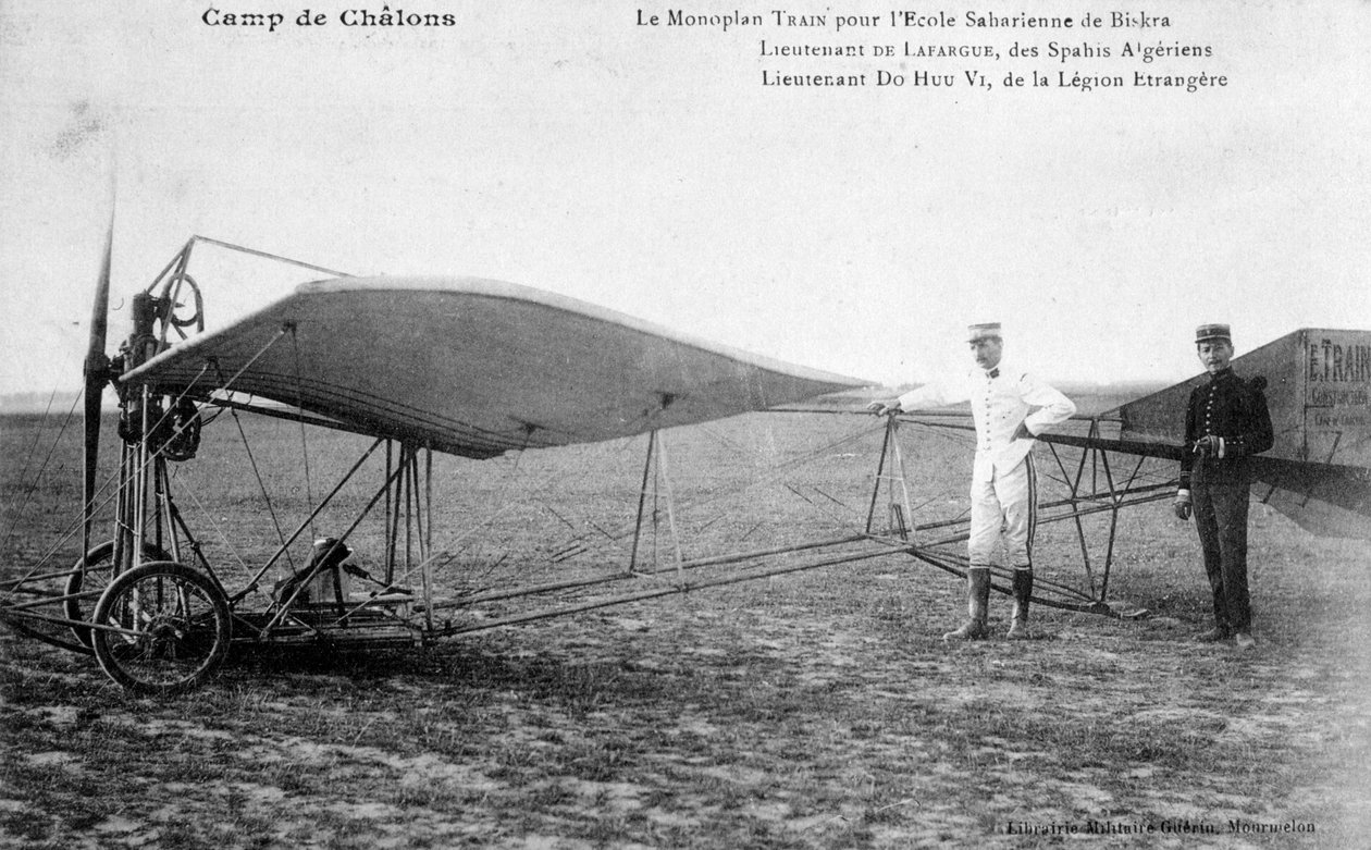 Fransk monoplan, Biskra, Algeriet, c1911 af Unbekannt