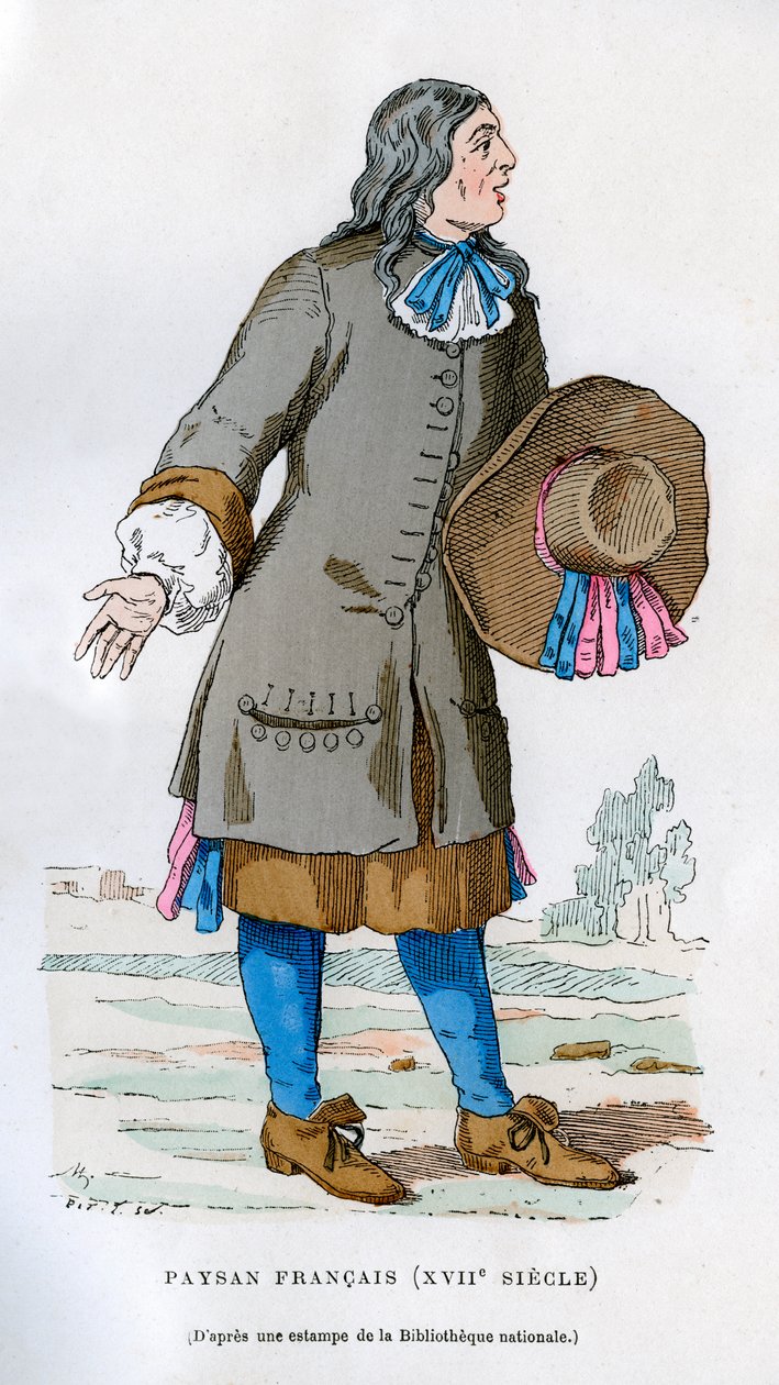 Fransk bonde, 1600-tallet 1882-1884 af Unbekannt