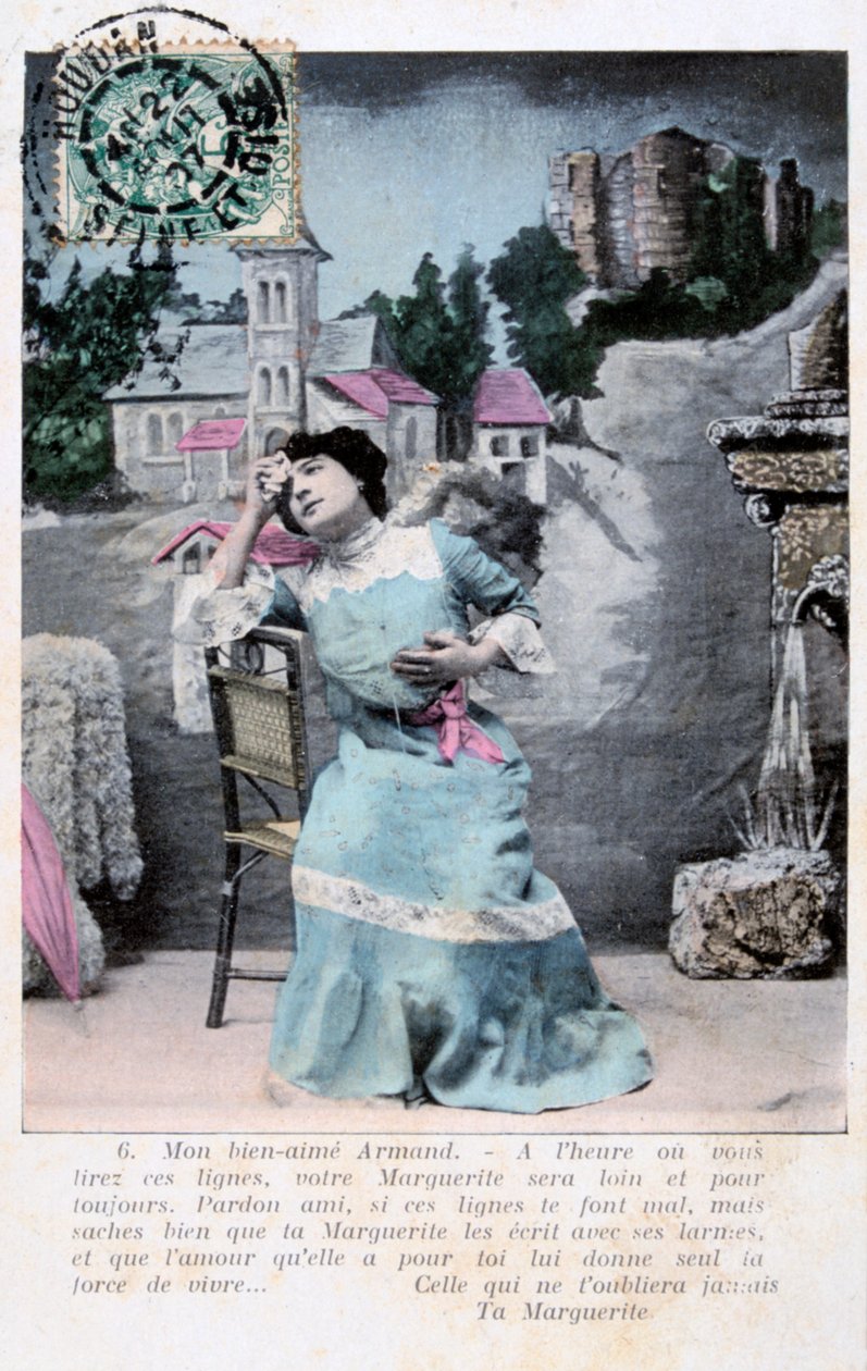 Fransk postkort, c1900 af Unbekannt