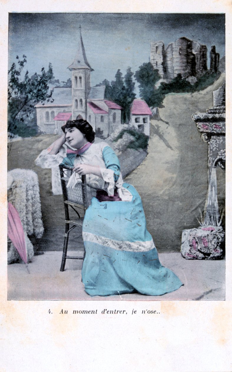 Fransk postkort, c1900 af Unbekannt