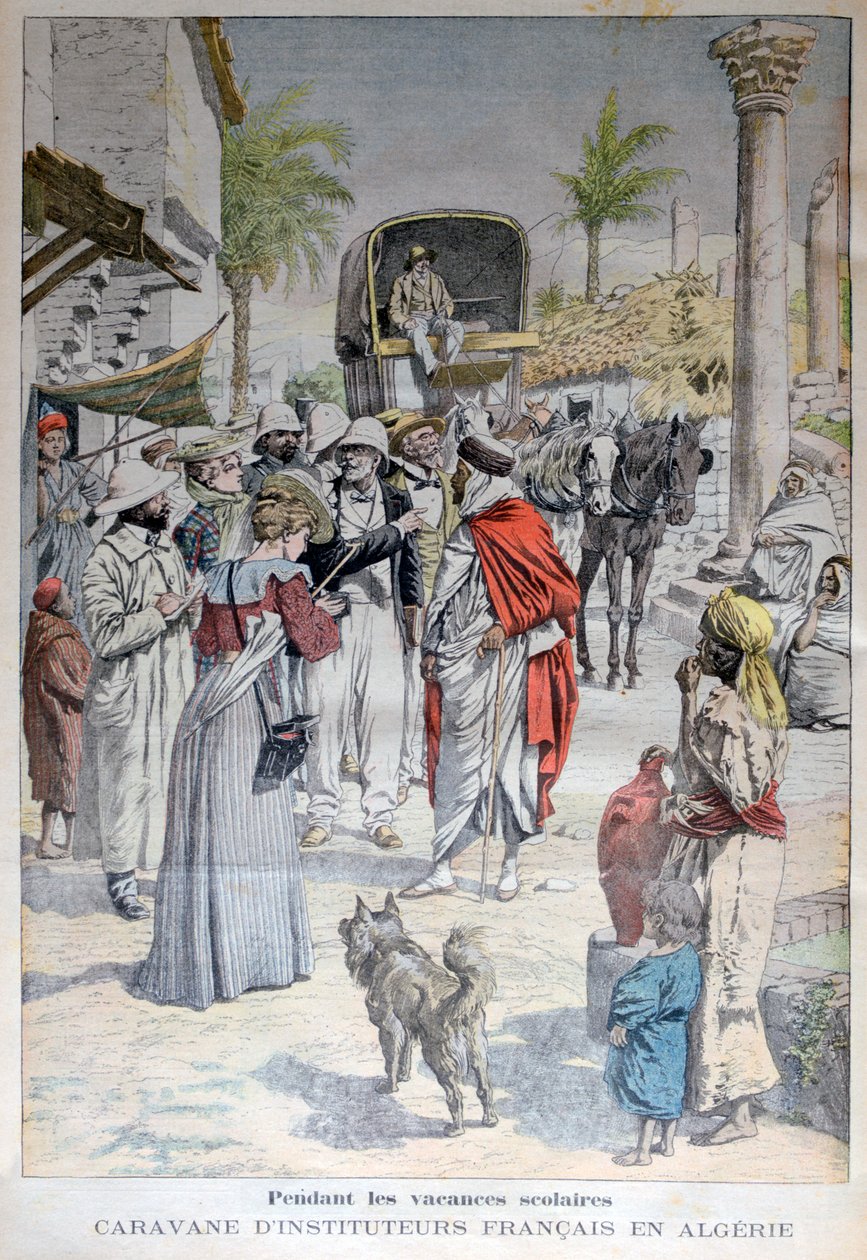 Fransklærere besøgte Algeriet i skoleferien, 1903 af Unbekannt