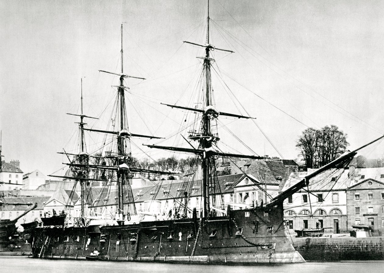 Fransk krigsskib, lOcean, 1868 af Unbekannt