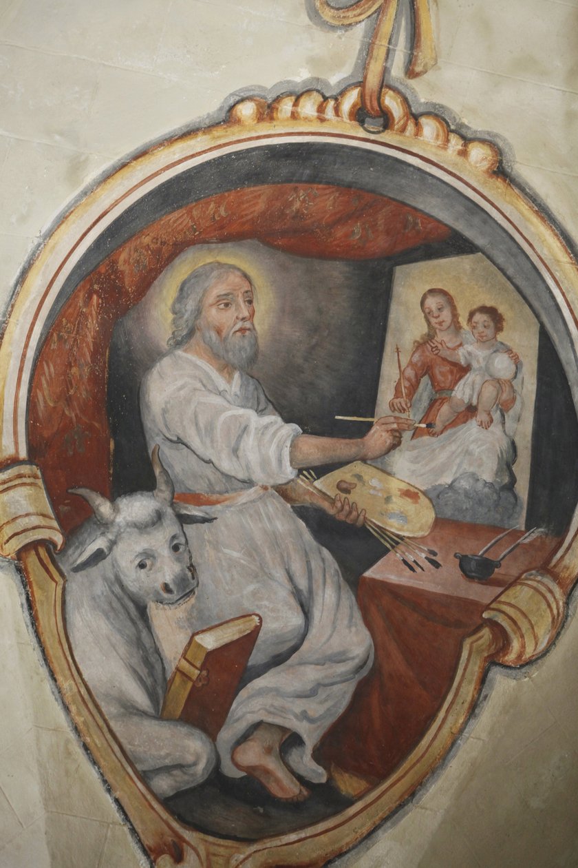 Frisk i Maglie kirke: Saint Luke maleri, Maglie, Italien af Unbekannt