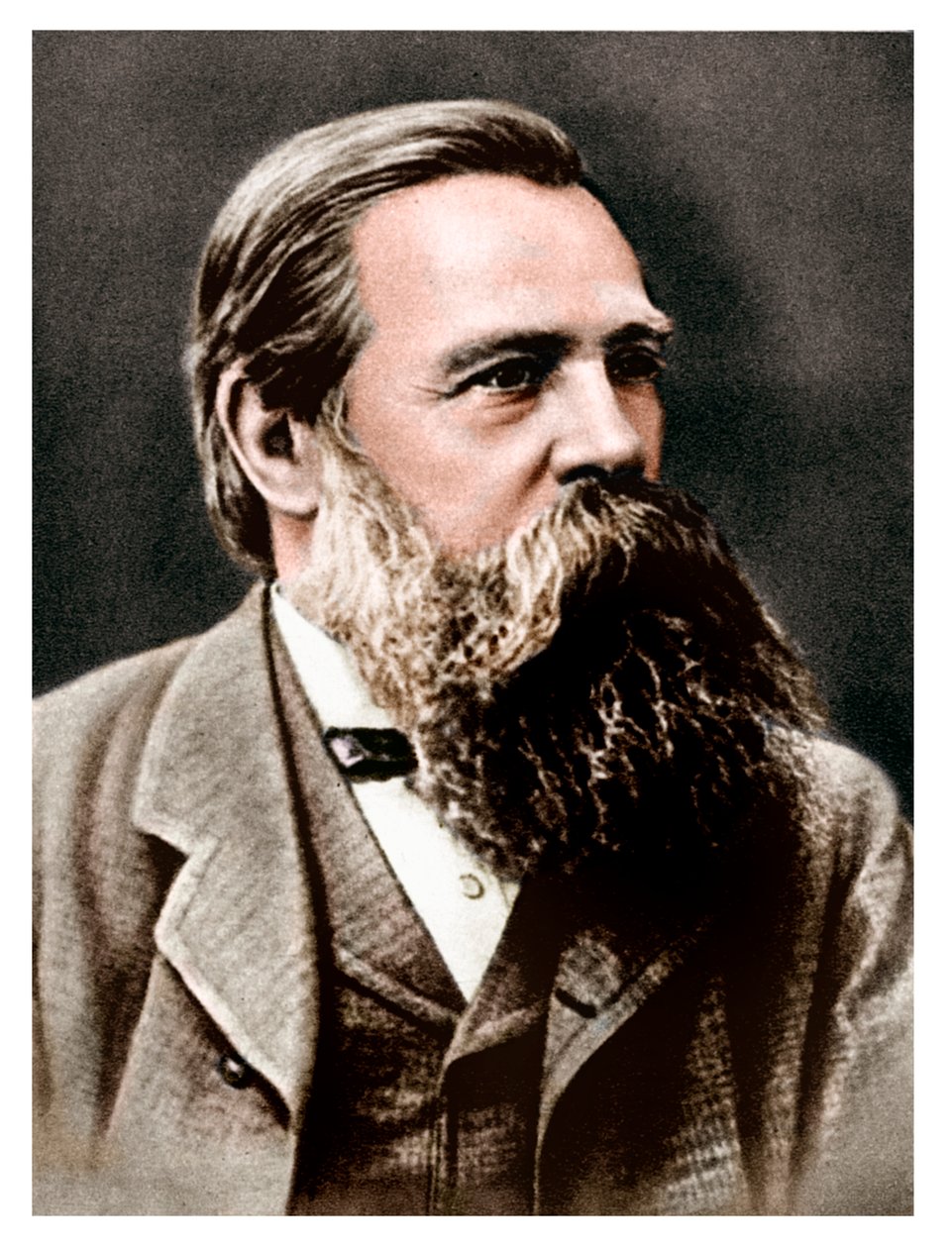 Friedrich Engels, tysk socialist og kollaboratør og tilhænger af Karl Marx, 1879 af Unbekannt