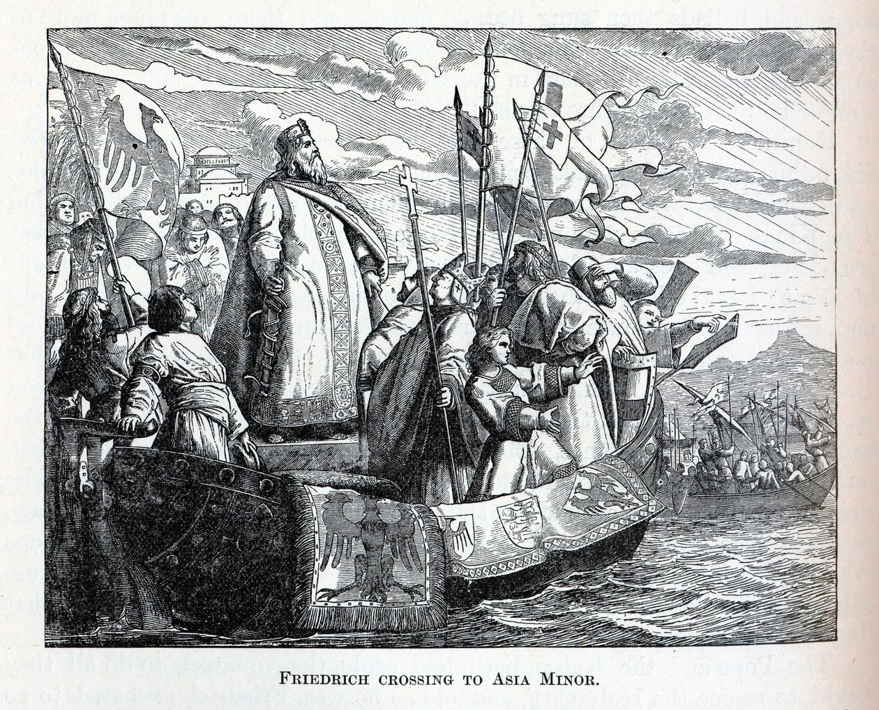 Friedrich krydser til Lilleasien, 1882 af Unbekannt