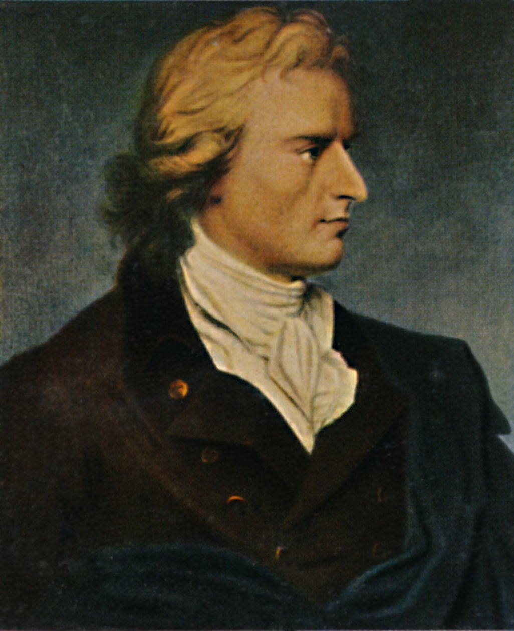 Friedrich von Schiller 1759-1805. - Maleri af Kügelgen, 1934. af Unbekannt