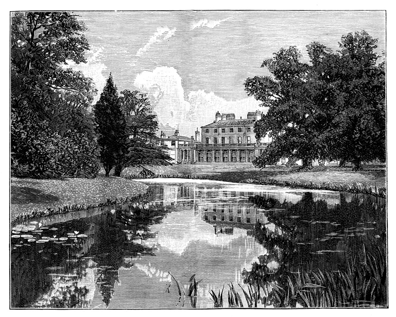 Frogmore House, nær Windsor Castle, Berkshire af Unbekannt