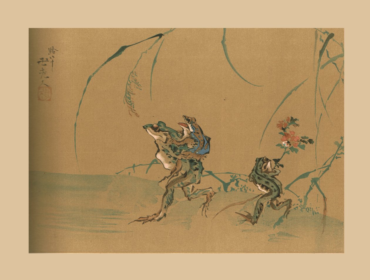 Frogs Holiday, slutningen af det 18.-begyndelsen af det 19. århundrede, 1886 af Unbekannt