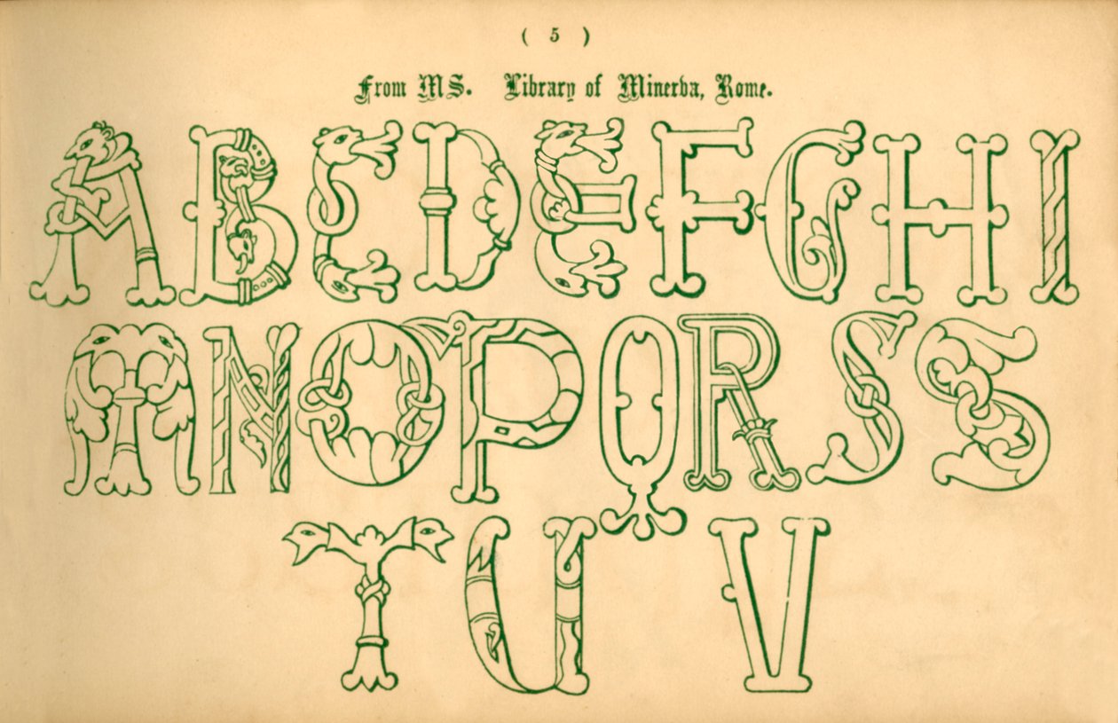 Fra MS. Minervas bibliotek, Rom, 1862. af Unbekannt