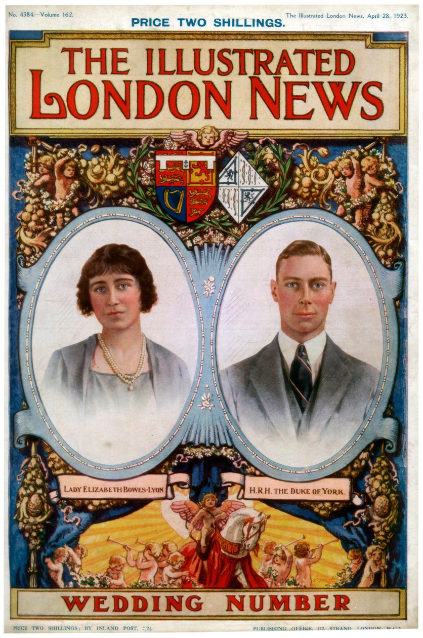 Forside af The Illustrated London News Wedding Number, 28. april 1923 af Unbekannt